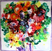 Bouquet d&acute;&eacute;t&eacute; - 70x70, 2017